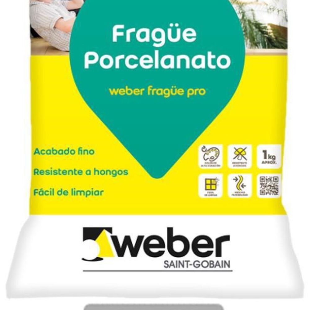 Weber Fragüe Porcelanato 1kg Grey image number 0.0